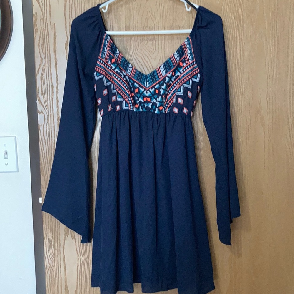Dark blue dress